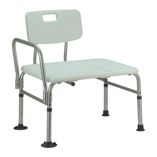 Shower Chair with Back and Hand Support - transfer bench