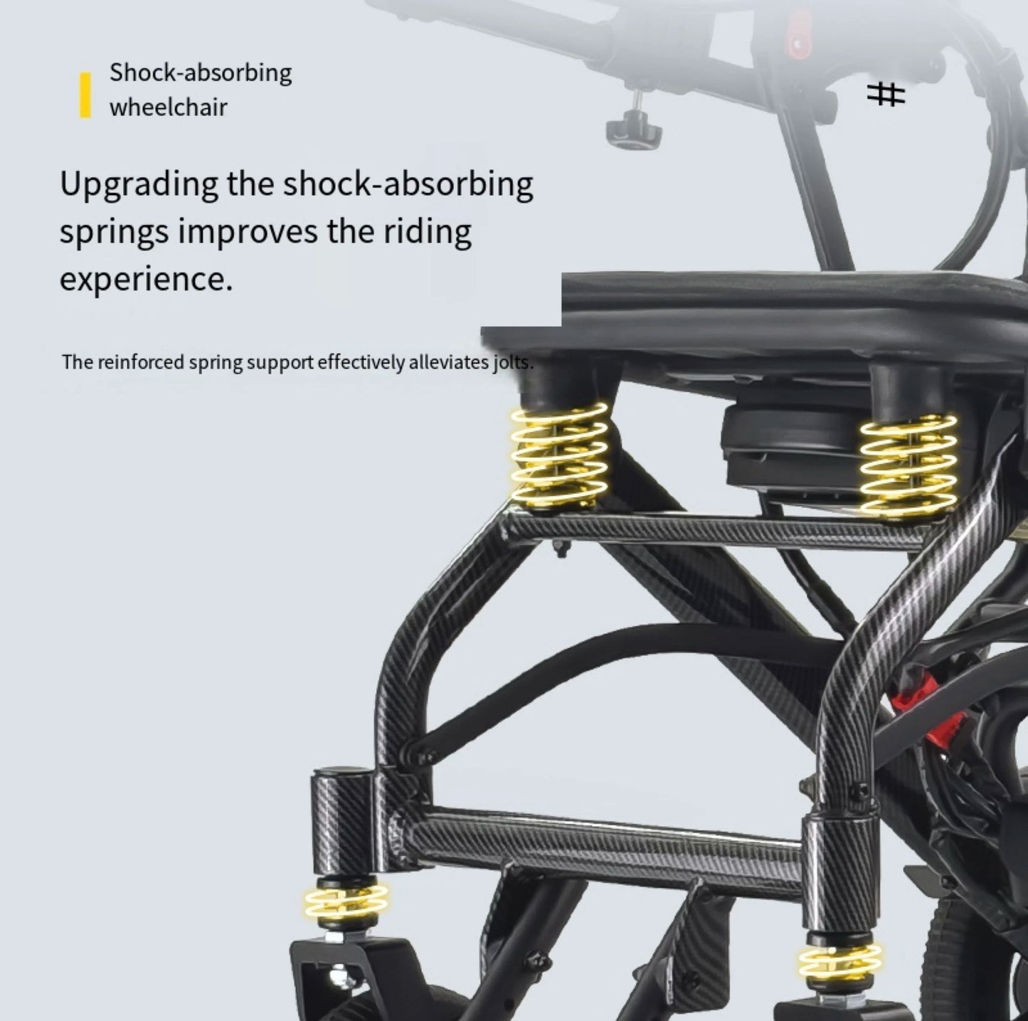 Airplane Approved Lightweight Electric Travel Wheelchair