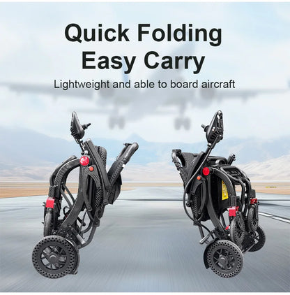 Airplane Approved Lightweight Electric Travel Wheelchair