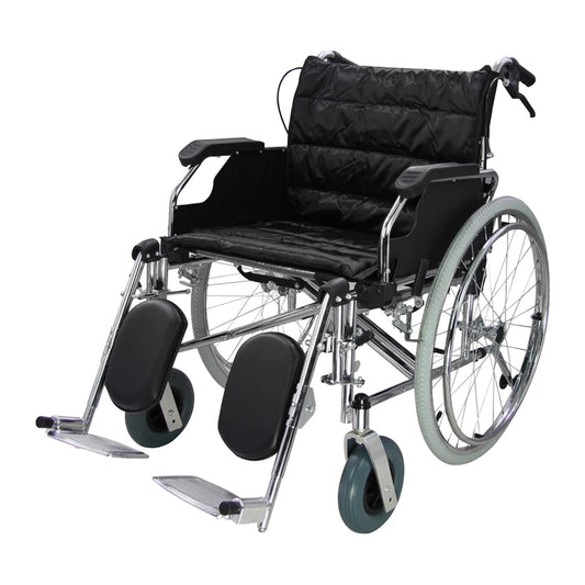 Heavy Duty Manual Wheelchair with Adjustable Leg Rest