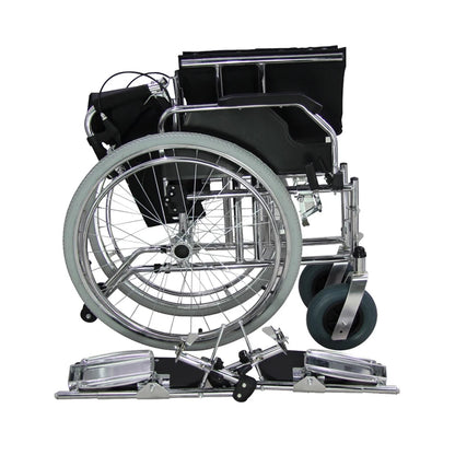 Heavy Duty Manual Wheelchair with Adjustable Leg Rest