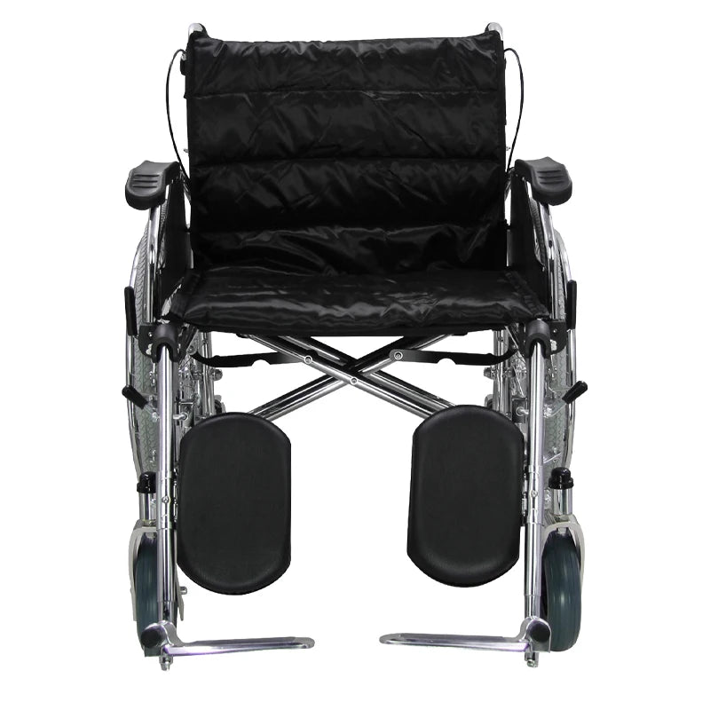 Heavy Duty Manual Wheelchair with Adjustable Leg Rest