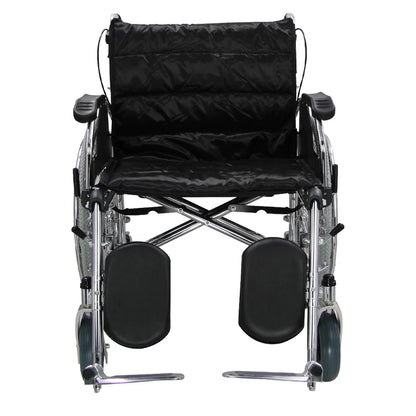 Heavy Duty Manual Wheelchair with Adjustable Leg Rest