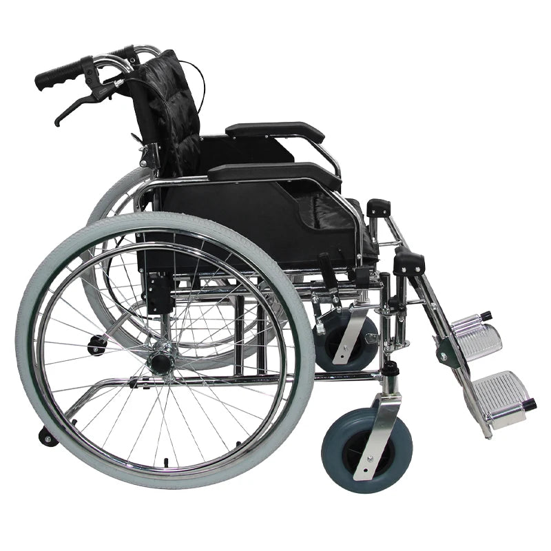 Heavy Duty Manual Wheelchair with Adjustable Leg Rest