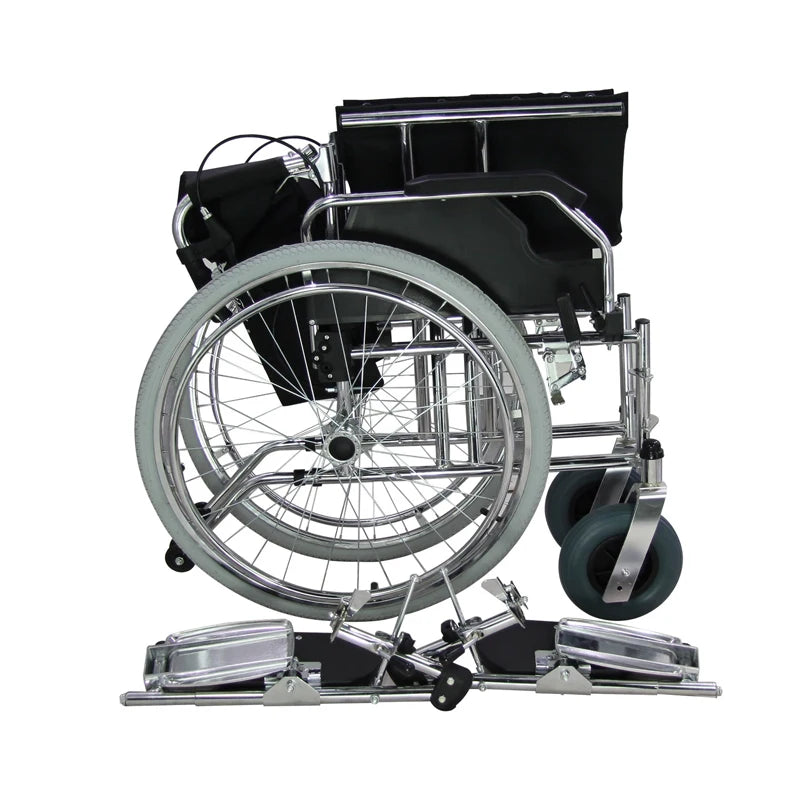 Heavy Duty Manual Wheelchair with Adjustable Leg Rest
