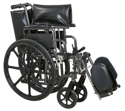 Manual Wheelchair with leg rest