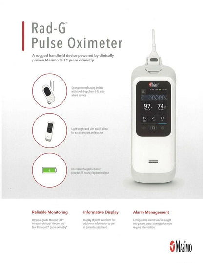 Masimo Rad-G Pulse Oximeter
