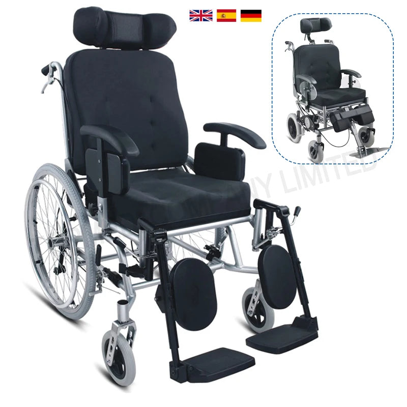 Reclining Aluminum Manual Wheelchair
