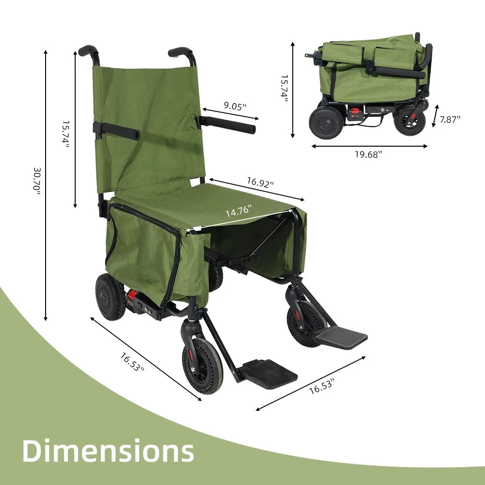 Ultra-Lightweight Foldable Electric Wheelchair
