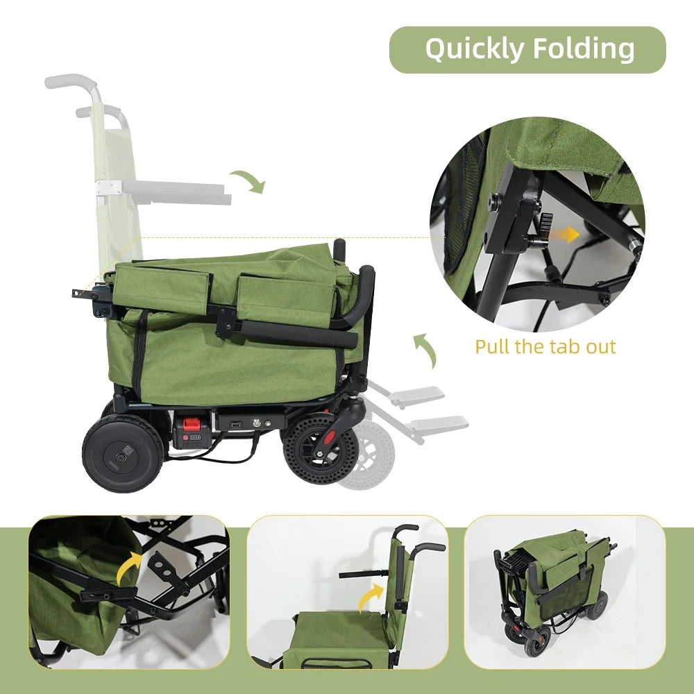 Ultra-Lightweight Foldable Electric Wheelchair
