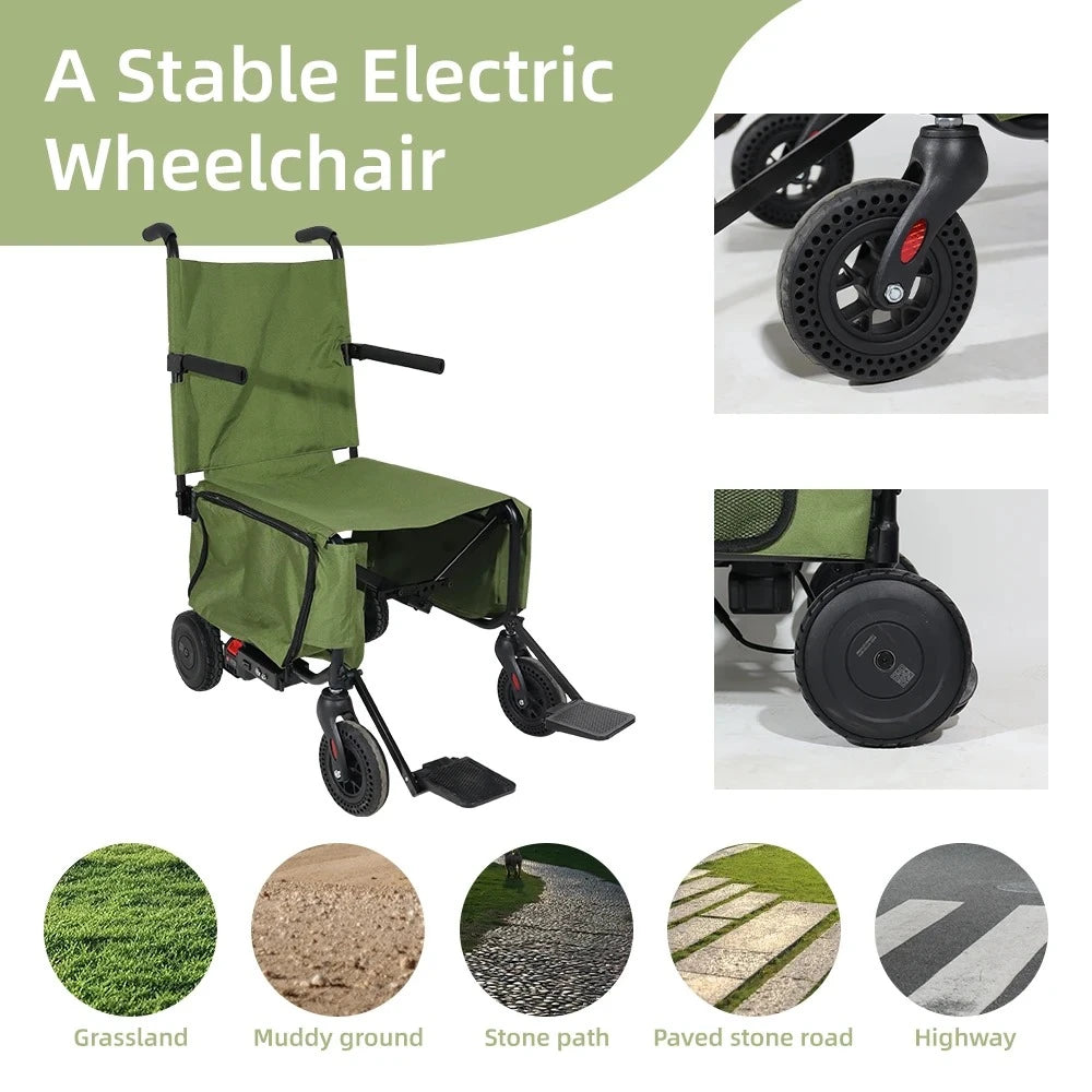 Ultra-Lightweight Foldable Electric Wheelchair
